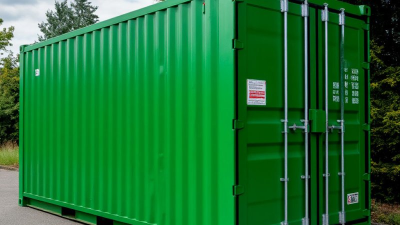 Установка противопожарных систем в контейнерах 